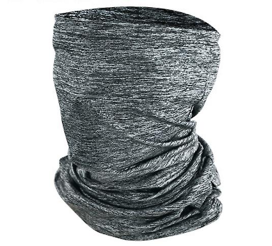 2Pcs gray Summer Anti-UV sunscreen ice silk scarf, half face riding mask AZ16294