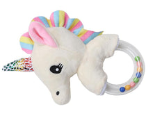 Load image into Gallery viewer, 2Pcs pig Cute Baby Rattle and Teether Easy Grip, Baby Toy Baby Activity Teething Toys AZ10751
