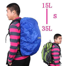 Load image into Gallery viewer, 2pcs Unisex Backpacks Rain Cover Small Blue
