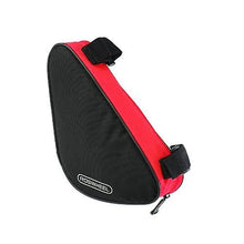 Load image into Gallery viewer, Bicycle Bags Panniers Triangle Cycling Bicycle Front Tube Frame Bag Outdoor Mountain Bike Pouch 1.5L Black Red 12657
