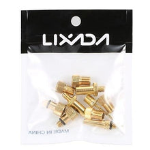 Lade das Bild in den Galerie-Viewer, Bicycle Small Parts Bike Valve Adapter Set Bike Tire Valve Converter Kit Presta to Dunlop Schrader to Presta Valve Adapter Nozzle Needle Kit
