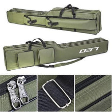 Load image into Gallery viewer, Multiple Tackle Bags Boxes Two Layer 130cm Fishing Rod Reel Bag Fishing Pole Gear Tackle Tool Carry Case Carrier
