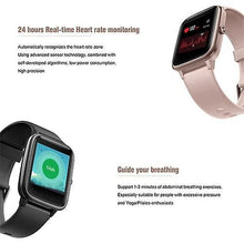 Lade das Bild in den Galerie-Viewer, Smart Watches ID205L BT5.0 Intelligent Watch Full Touch Heart Rate Monitoring Information Reminder 9 Exercise Modes Fitness Wear (Pink)
