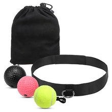 Load image into Gallery viewer, Punching Training Bags Boxing Reflex Ball Set 3 Level Punching Training Balls with Nylon Sport Headband
