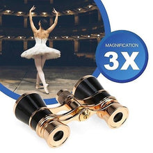 Lade das Bild in den Galerie-Viewer, Binoculars 3x25 Opera Glasses Lens Retro Metal Body Mini Theater Binoculars
