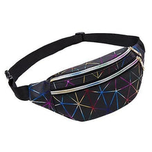 Lade das Bild in den Galerie-Viewer, Fanny Packs New Style Multicolor Sport Multilayer Outdoor PU Waist Pack Fashion Men And Women Chest Pack
