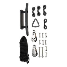 Load image into Gallery viewer, Kayak  Kayak Canoe Anchor Trolley Kit System Pulley Cleat Pad eyes with 30ft Rope Kayak accessories
