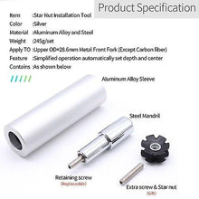Load image into Gallery viewer, Bicycle Tools Bike Bicycle Fork Star Nut Setting Installer Headset Star Nut Installation Tool Driver
