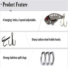 Lade das Bild in den Galerie-Viewer, 2PCS Fishing Baits Lures VIB Metal Fishing Lure
