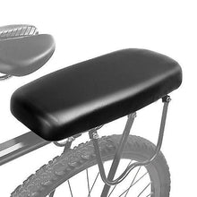 Lade das Bild in den Galerie-Viewer, Bicycle Small Parts Bicycle Back Seat Cycling MTB Mountain Bicycle PU Leather Soft Comfortable Cushion Bike Rear Rack Seat Children Back Seat Pad
