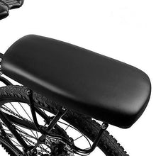 Lade das Bild in den Galerie-Viewer, Bicycle Small Parts Bicycle Back Seat Cycling MTB Mountain Bicycle PU Leather Soft Comfortable Cushion Bike Rear Rack Seat Children Back Seat Pad
