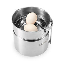 Lade das Bild in den Galerie-Viewer, Camping Cookware Dinnerware Stainless Steel Bail Handle  Pot Outdoor
