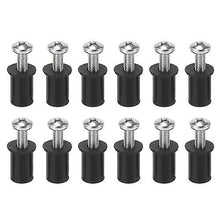 Lade das Bild in den Galerie-Viewer, Kayak Accessories 12 Set Well Nuts with Stainless Steel Screws for Kayak Canoe Boat Marine Hardware Fasteners
