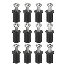 Lade das Bild in den Galerie-Viewer, Kayak Accessories 12 Set Well Nuts with Stainless Steel Screws for Kayak Canoe Boat Marine Hardware Fasteners
