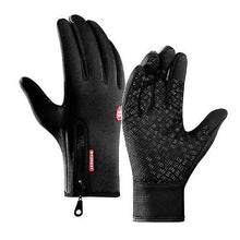 Lade das Bild in den Galerie-Viewer, Bicycle Bike Gloves Cycling Gloves Touchscreen Waterproof Fleece Thermal Sports Gloves for Hiking Skiing
