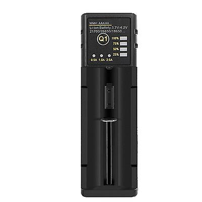 18650/26650 battery charger, USB single slot smart universal charger AZ10357