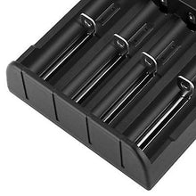 Lade das Bild in den Galerie-Viewer, 186504 slot USB charger, 26650 smart lithium battery four slot independent charger AZ15154
