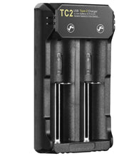 Lade das Bild in den Galerie-Viewer, 18650 lithium battery charger, 5V2A dual-slot battery charger AZ15906
