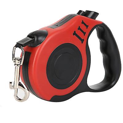 3m red Retractable Dog Lead Tape Walk Extendable Leash 3M 5M Pet Training Heavy Duty AZ21238