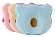 Lade das Bild in den Galerie-Viewer, 23cm*26cm*3cm pink Memory foam baby head correction pillow,Anti-flat head pillow for 1-10 months baby AZ22273
