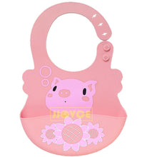 Load image into Gallery viewer, 11# Silicone baby bib, children&#39;s Reusable feeding bib AZ10011
