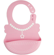 Lade das Bild in den Galerie-Viewer, 1# Silicone baby bib, children&#39;s Reusable feeding bib AZ10009
