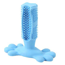 Load image into Gallery viewer, 156mm*155mm blue Dog Pet Toothbrush Toy Clean Teeth Brushing Stick Brush Mouth Chewing Cleaner AZ22931
