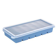 Lade das Bild in den Galerie-Viewer, 24*11.5*4cm blue 6-hole silicone ice mold, sealed food preservation box with lid AZ22433
