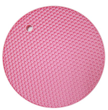 Load image into Gallery viewer, 10pcs pink silicone heat insulation coaster, waterproof and non-slip AZ17819
