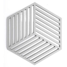 Lade das Bild in den Galerie-Viewer, 2pcs green silicone heat insulation pad, hollow anti-scalding non-slip coaster AZ17040
