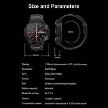 Load image into Gallery viewer, Watches smart watch men dial bluetooth call customized watch faces alarm clock waterproof sport fitness
