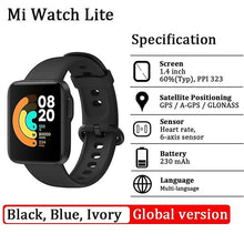 Load image into Gallery viewer, Watches watch lite gps fitness heart rate monitor tracker 1.4Inch alarm clock wristband global version
