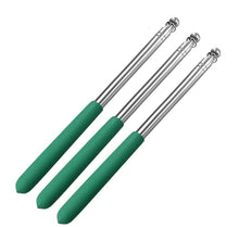 Load image into Gallery viewer, 2Pcs black 1.2m retractable guide flagpole, stainless steel teaching pointer AZ10306
