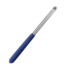 Load image into Gallery viewer, 2Pcs blue 1.2m retractable guide flagpole, stainless steel teaching pointer AZ10307
