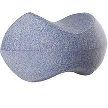 Load image into Gallery viewer, 26*20*15cm blue Cationic knee pillow, slow rebound memory foam leg pillow AZ21101
