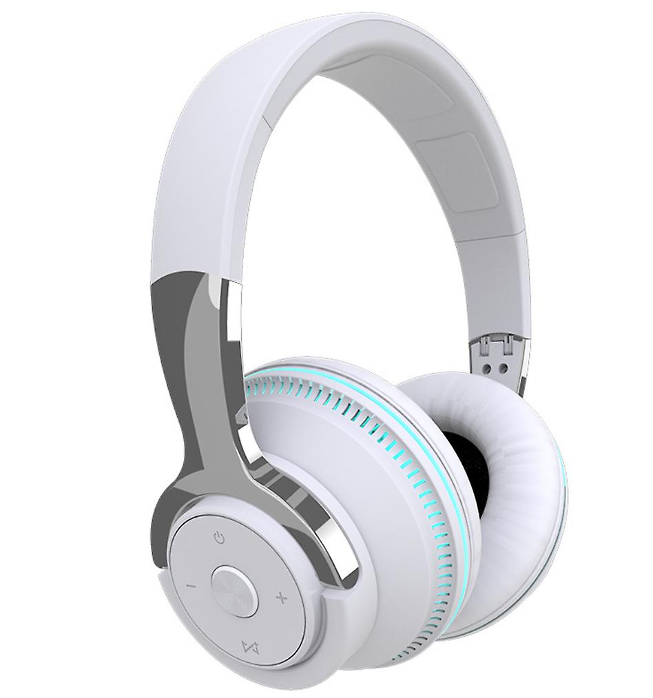red Foldable wireless bluetooth headset,Head-mounted sports headphones with mic AZ16387