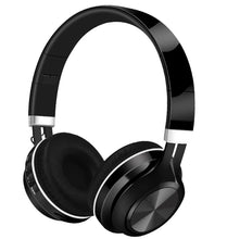 Lade das Bild in den Galerie-Viewer, red Head-mounted wireless bluetooth headset, foldable and retractable noise-cancelling HiFi headset AZ20359
