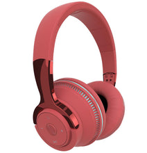 Lade das Bild in den Galerie-Viewer, red Foldable wireless bluetooth headset,Head-mounted sports headphones with mic AZ16387
