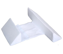 Load image into Gallery viewer, white Baby side sleeping pillow, removable and washable Anti-flat head shaping pillow AZ20650
