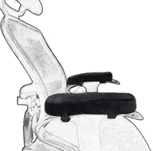 Lade das Bild in den Galerie-Viewer, 1# black Home chair armrest pad, memory foam elbow pillow AZ18381

