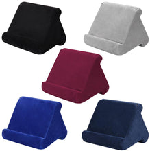 Load image into Gallery viewer, gray Net bag Reading pillow, iPad stand, multi-angle reading stand

