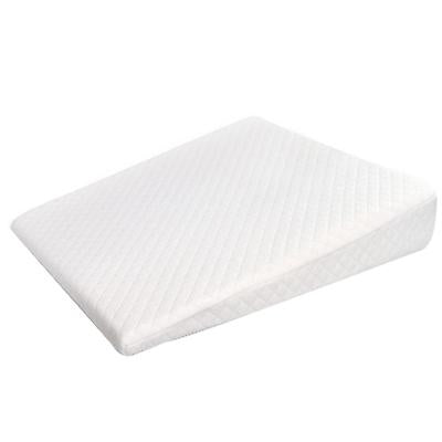 1# white Anti-spitting milk baby triangle slope pillow, memory foam baby feeding pillow AZ19894