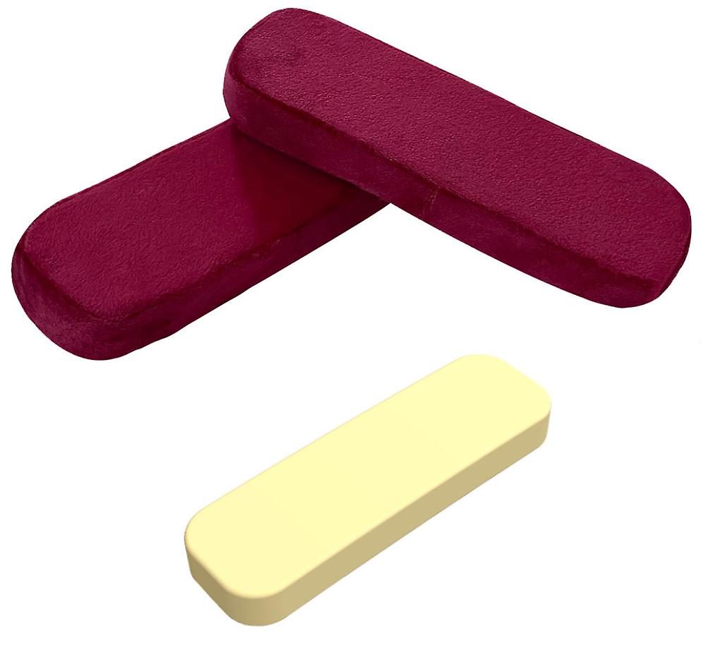 1# wine red Home chair armrest pad, memory foam elbow pillow AZ18379