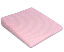 Lade das Bild in den Galerie-Viewer, 1# pink Anti-spitting milk baby triangle slope pillow, memory foam baby feeding pillow AZ19895
