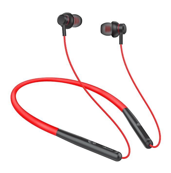 red Neck-mounted wireless bluetooth sports headset AZ15246