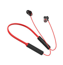 Lade das Bild in den Galerie-Viewer, red Neck-mounted sports Bluetooth headset, neck wireless in-ear running earsets AZ17169
