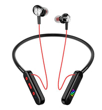 Lade das Bild in den Galerie-Viewer, red LED neck-mounted bluetooth headset, wireless sports headset AZ19837
