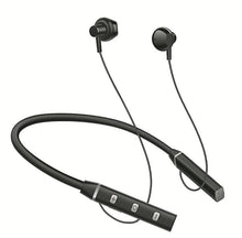 Lade das Bild in den Galerie-Viewer, red Wireless Bluetooth 5.0 neck-mounted earphones, sports metal magnetic headsets AZ16976
