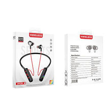 Lade das Bild in den Galerie-Viewer, red LED neck-mounted bluetooth headset, wireless sports headset AZ19837
