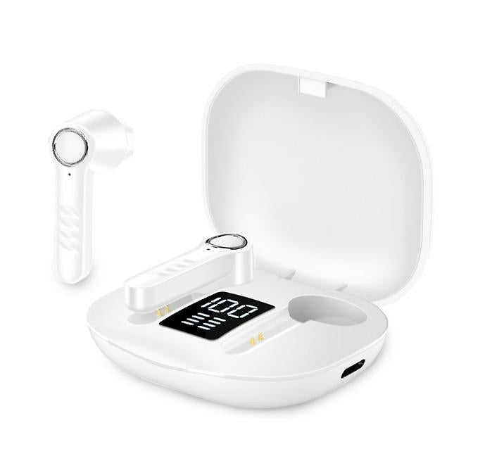 white TWS wireless Bluetooth 5.0 headset, in-ear sports earphones AZ15022